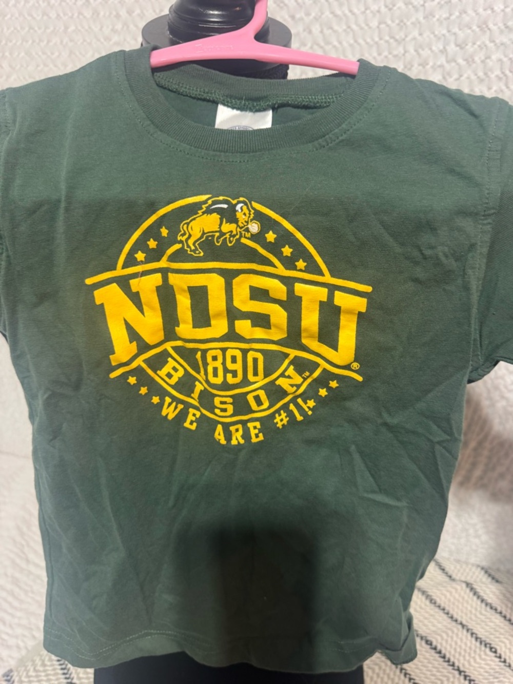 Rivalry Threads Green & Yellow NOSU Bison Graphic Tee